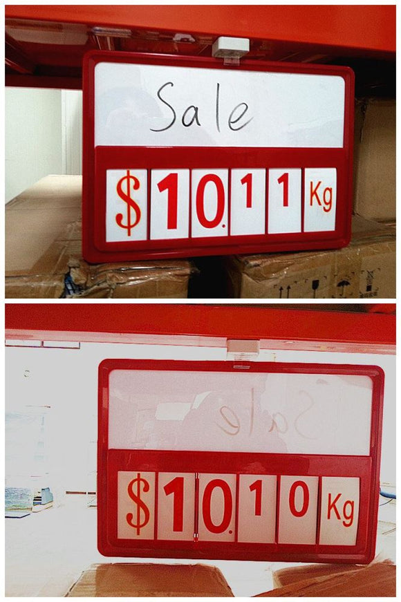 Price Sign A4-No more printing paper or handwriting