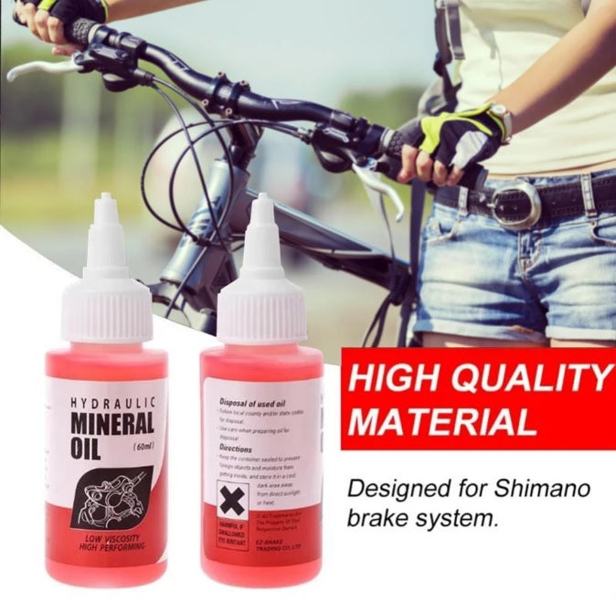 Mountain bike mineral oil store