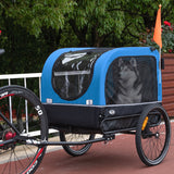 Bike Trailer - Foldable, Pet Trailer with windows, Red