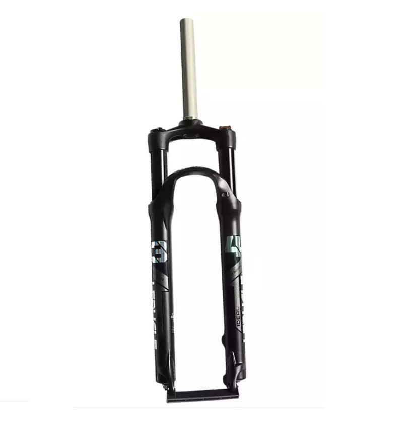 MTB Bike Fork 26 28.6mm Spring Suspension 10cm travel Aluminum Green Eden E Bikes