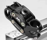 Bicycle Handlebar Suspension Stem - suspension range 15~20mm, 31.8x90mm, Black