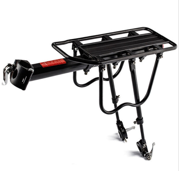 Bicycle Rear Rack Carrier - Seatpost Mounted, up to 25kg load, 1 year warranty
