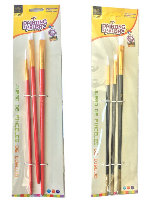 3-Pieces Multifunctional Painting Brushes x 2