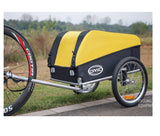 Bike Trailer - Foldable,  Luggage Carrier, Pet Trailer, Grey