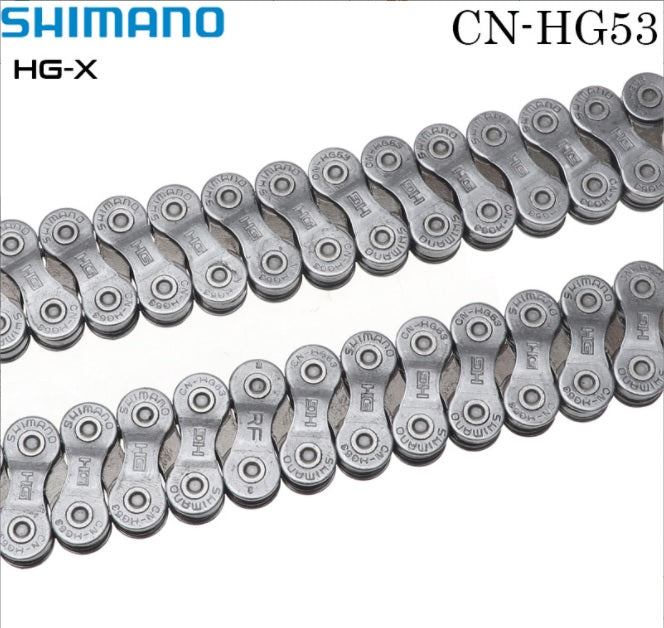 Shimano Bike Chain CN-HG53, Speeds, 112 Links, Silver grey