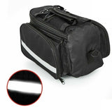 Bike Rear Rack Bag Pannier Shoulder Bag - about 27L, Black