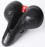 Bike Bicycle Saddle Seat with Tail light - 26L x 21.5W cm, 5cm foam, suspension