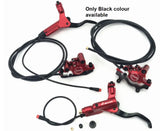 ZOOM MTB Bicycle Hydraulic Disc Brake set with power-cut sensors - Front & Rear