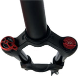 MTB Bike Tapered Fork - 27.5" 28.6/39.8mm, Air Spring Suspension, 120mm travel
