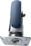 Castor Wheel 4"/100mm Swivel Plate/PU Tyre, Stainless Steel Frame and bearings