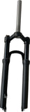 MTB Bike Fork - 26" 28.6mm, Spring Suspension, 10cm travel, Aluminum, Black