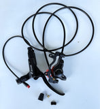 ZOOM MTB Bicycle Hydraulic Disc Brake set with power-cut sensors - Front &amp; Rear