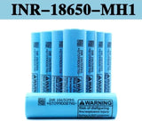 Li-ion Battery Cells - LG MH1 18650 3100mAh 10A Rechargeable, Flat Top