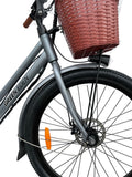Electric Vintage Bike - 26", 7 speeds, 36V 250W Motor, 10Ah, Grey