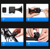 Electronic Horn for Bike and Scooter - 120dB Loud, Water proof, black