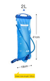 RHINOWALK Hydration Water Bladder - 2L, Blue, TPU food grade