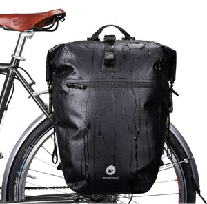 Rhinowalk Bike Waterproof Pannier - 27L, Backpack, rear pannier, Black, Quality