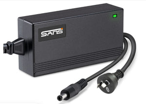 E-bike Charger - Sans, NZ RCM mark, 48V2A 2.1mm plug, for 48V E-bike Battery