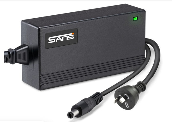 E-bike Charger - Sans, NZ RCM mark, 48V2A 2.1mm plug, for 48V E-bike Battery