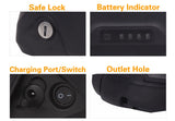 E-Bike Lithium Battery - 36V 16Ah or 576 Wh, 18650 cells inside, Parrot type