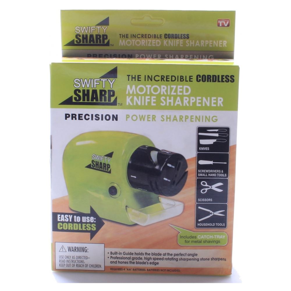 Swifty Sharp Cordless Motorized Knife Sharpener – Green Eden E-Bikes