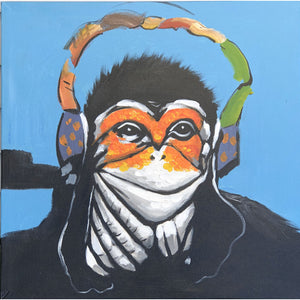 HAND OIL PAINTING Monkey - 60X60CM