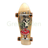 Skateboard Fish Tail 912-E - 31" (79cm) L, 7Ply Canadian Maple Board