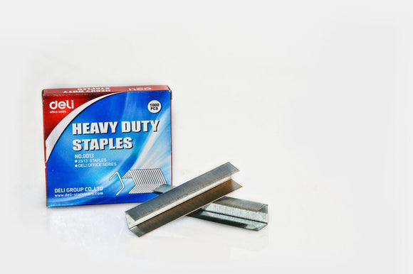 Deli Heavy Duty Staples E0013 23/13 1 packs of 1000pcs