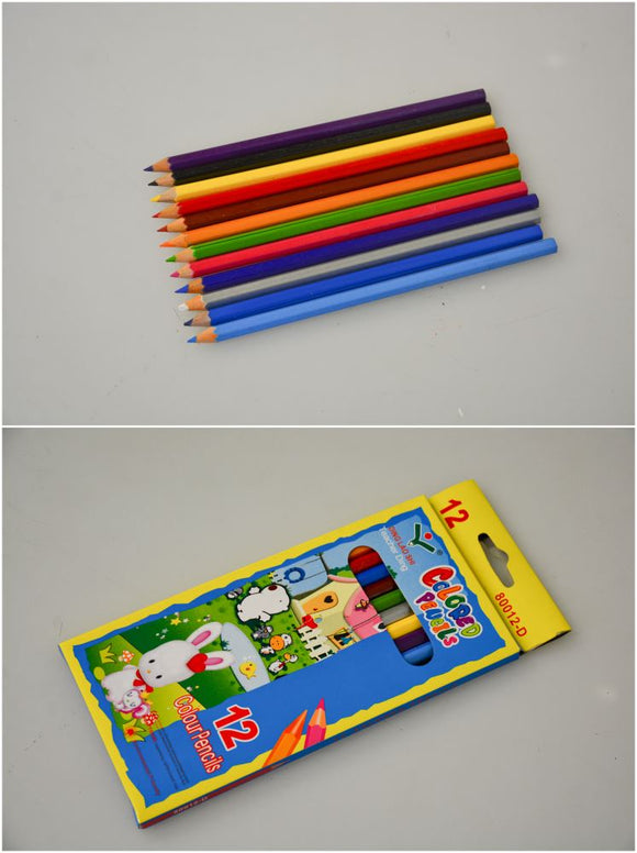 Colour Pencils for Kids, 12 colour pencils /pack