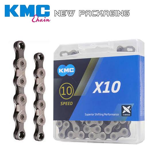 Bike Chain KMC X10 10 SPEED CHAIN - 116 Links Light 316g Extremely Durable