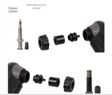 GIYO Air Inflator Bicycle Bike Mini Pump - 120PSI Max. 2 Way Pump With Gauge