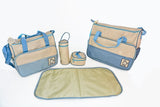 Nappy/Diaper Bags 5pcs including two bags, Pink