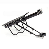 Bicycle Rear Rack Carrier - Seatpost Mounted, up to 25kg load, 1 year warranty