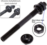 Bicycle Hub Axle Nut - Thin, for 9.5mm axle, 2pcs