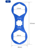 Bike Front Fork Cap Wrench - 27mm/28mm, For most pneumatic forks
