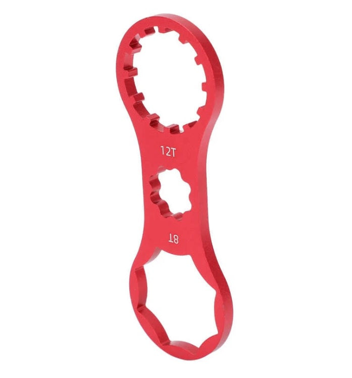 Toopre Chiave per tappo forcella per mountain bike 8T 12T 24/26 Toopre Chiave per tappo forcella per mountain bike 8T 12T 24/26