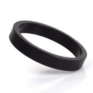 Bike Headset Spacer Handlebar Stem Spacer - 5mm thick,  Aluminum Alloy, black