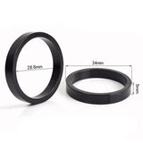 Bike Headset Spacer Handlebar Stem Spacer - 5mm thick,  Aluminum Alloy, black