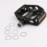 Bike pedal washer pedal spacer - 20mm OD, 14mm inner diameter, 0.5mm thick, aluminum, 4pcs