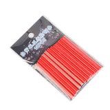 Bicycle Wheel Spoke Reflectors Bike Reflective Tubes Clip On - 12pcs, Orange