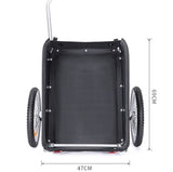 Bike Trailer - Foldable,  Luggage Carrier, Pet Trailer, Red