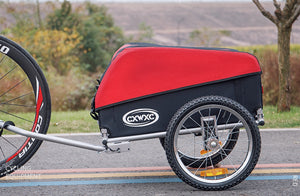 Bike Trailer - Foldable,  Luggage Carrier, Pet Trailer, Red