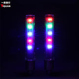 Bike Valve LED light - Multi-colour, 5 LEDs, 2pcs
