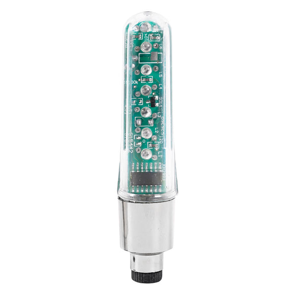 Bike Valve LED light - Letter light, 7 LEDs, 2pcs, Blue