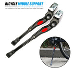 Bike Kickstand Bicycle Kickstand - Middle Stand, Alloy, adjustable length, Black