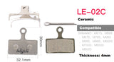 Bicycle Disc Brake Pads - Lebycle LE-02C, Ceramic,  32.1mm x 30mm x 4mm