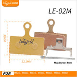 Bicycle Disc Brake Pads - Lebycle LE-02M, sintered metal,  32.1mm x 30mm x 4mm