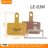 Bicycle Disc Brake Pads - Lebycle LE-03M, sintered metal, 30.6mm x 35mm x 4mm