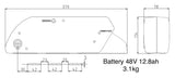 E-Bike DIY Kit - convert 27.5" bike to EBike, 48V 500W motor, 12.8Ah LG Battery