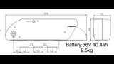 E-Bike DIY Kit - convert 27.5" bike to E-Bike, 36V 350W, 10.4Ah, Throttle